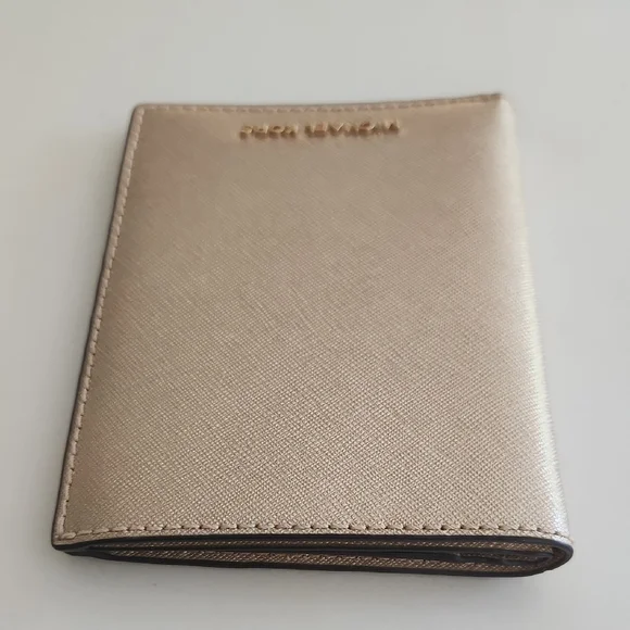 Michael Kors Metallic Gold Card Holder - Picture 7 of 9